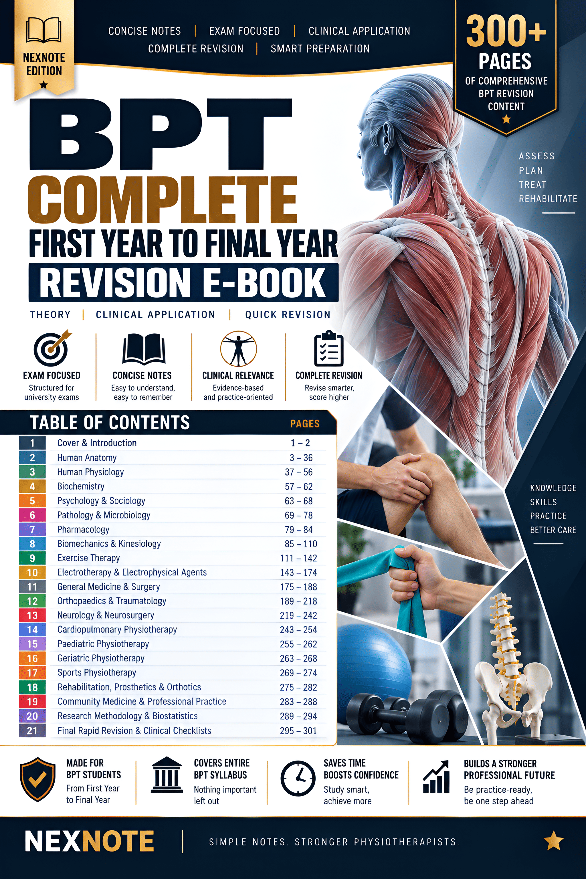 BPT Complete First Year to Final Year Revision E-book